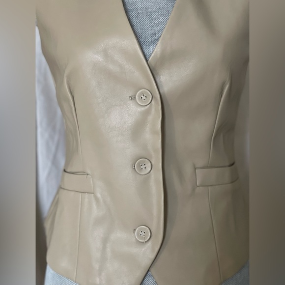 Faux Leather Vest - Picture 4 of 5